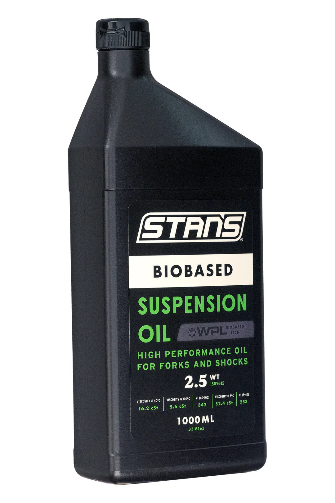 Stan's Biobased Suspension Oil - 1 liter - flere viskositeter