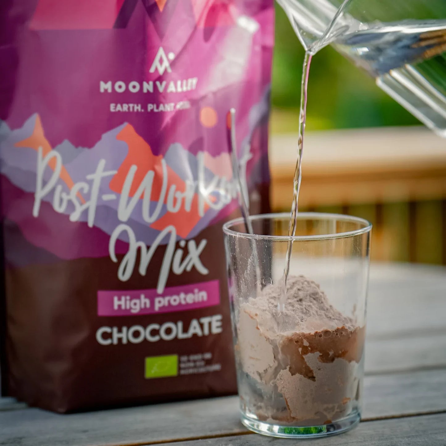 Moonvalley Proteindrik Organic Post Workout Mix Chocolate 1000g