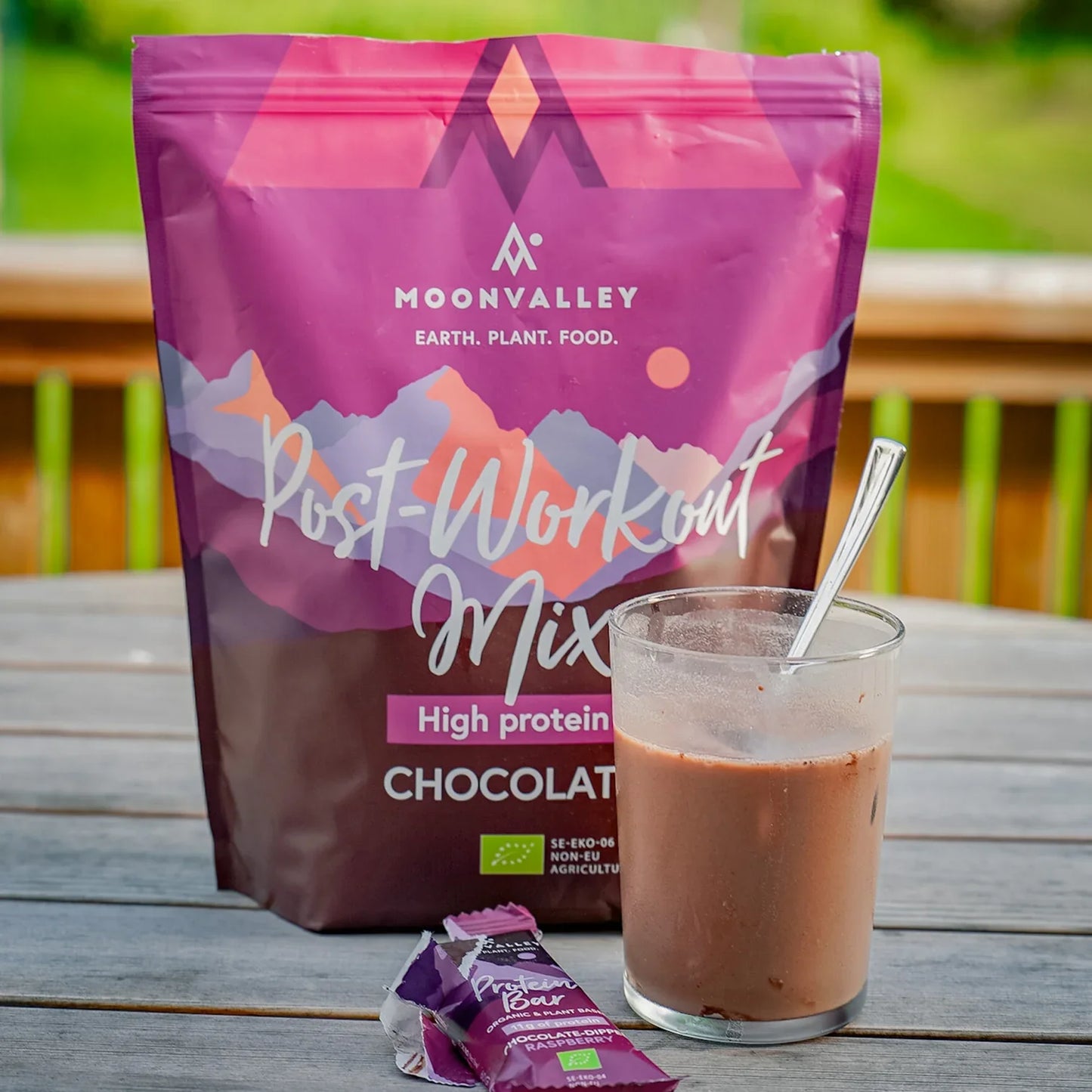 Moonvalley Proteindrik Organic Post Workout Mix Chocolate 1000g