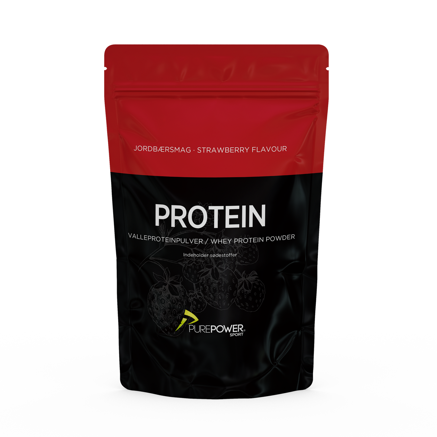 PurePower Proteindrik Strawberry (400g)