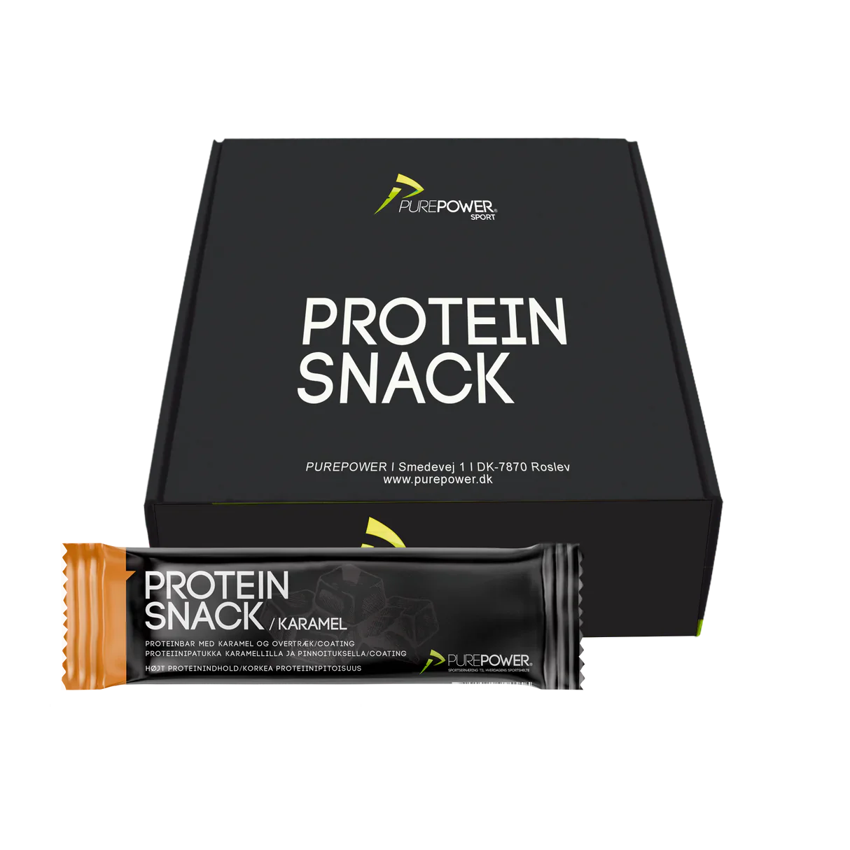 PurePower Proteinbar Caramel Chocolate coated (12x40g)