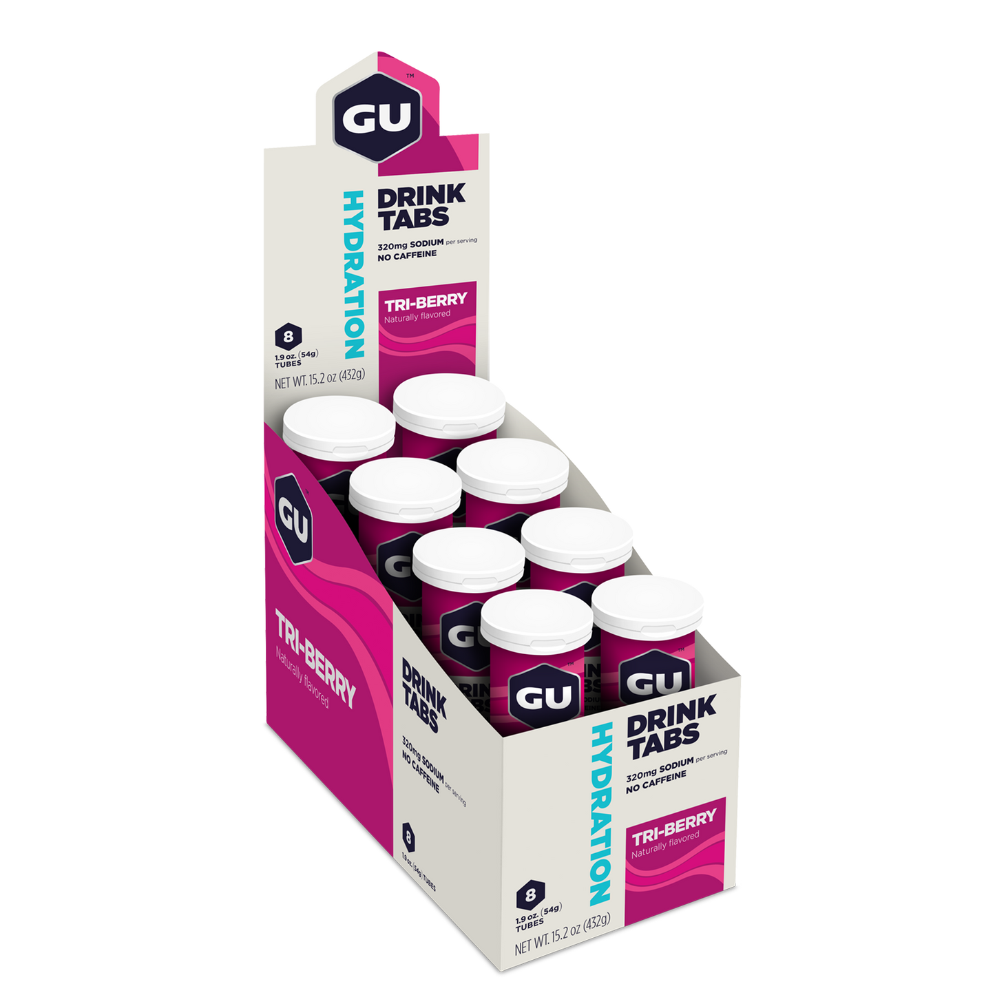 GU Energy Elektrolyttabs Tri-Berry (8x56g)