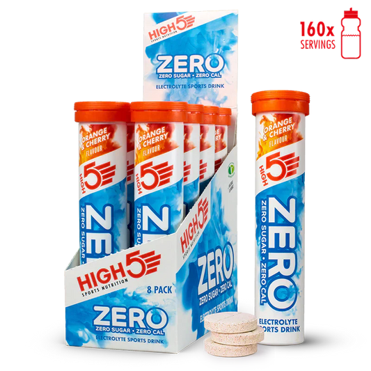 High5 ZERO Elektrolyttabs Orange & Cherry (8x20 tabs)