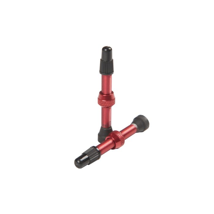 Stan's Tubeless ventilsæt ALU presta 44 mm (Red)