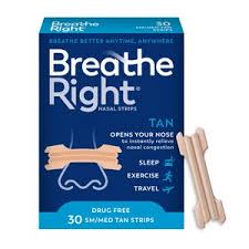 Breathe Right® Nasal strip– Tan 30 stk