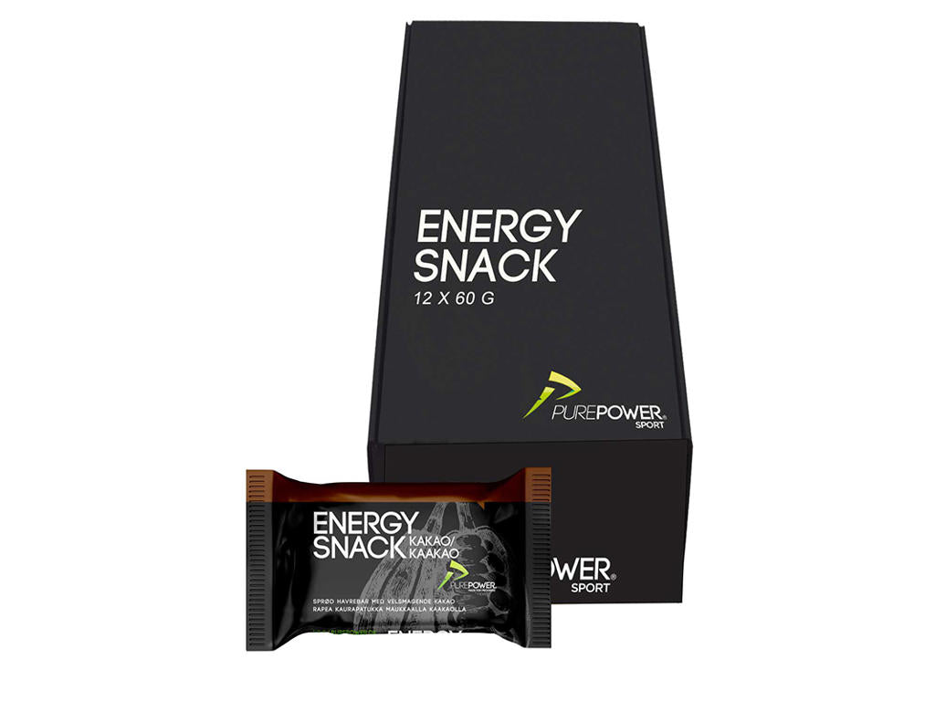 PurePower Energibar Havre/Kakao (12x60g)