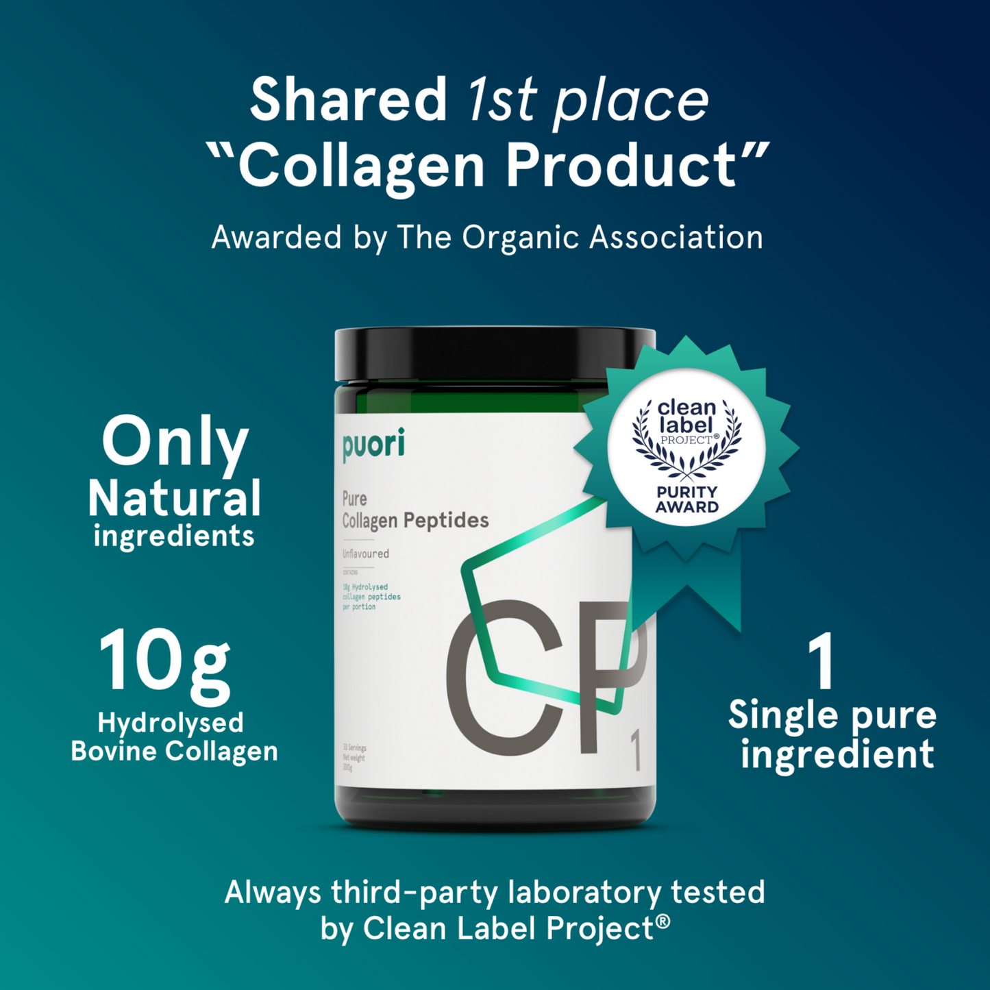 Puori CP1 Pure Collagen (300g)