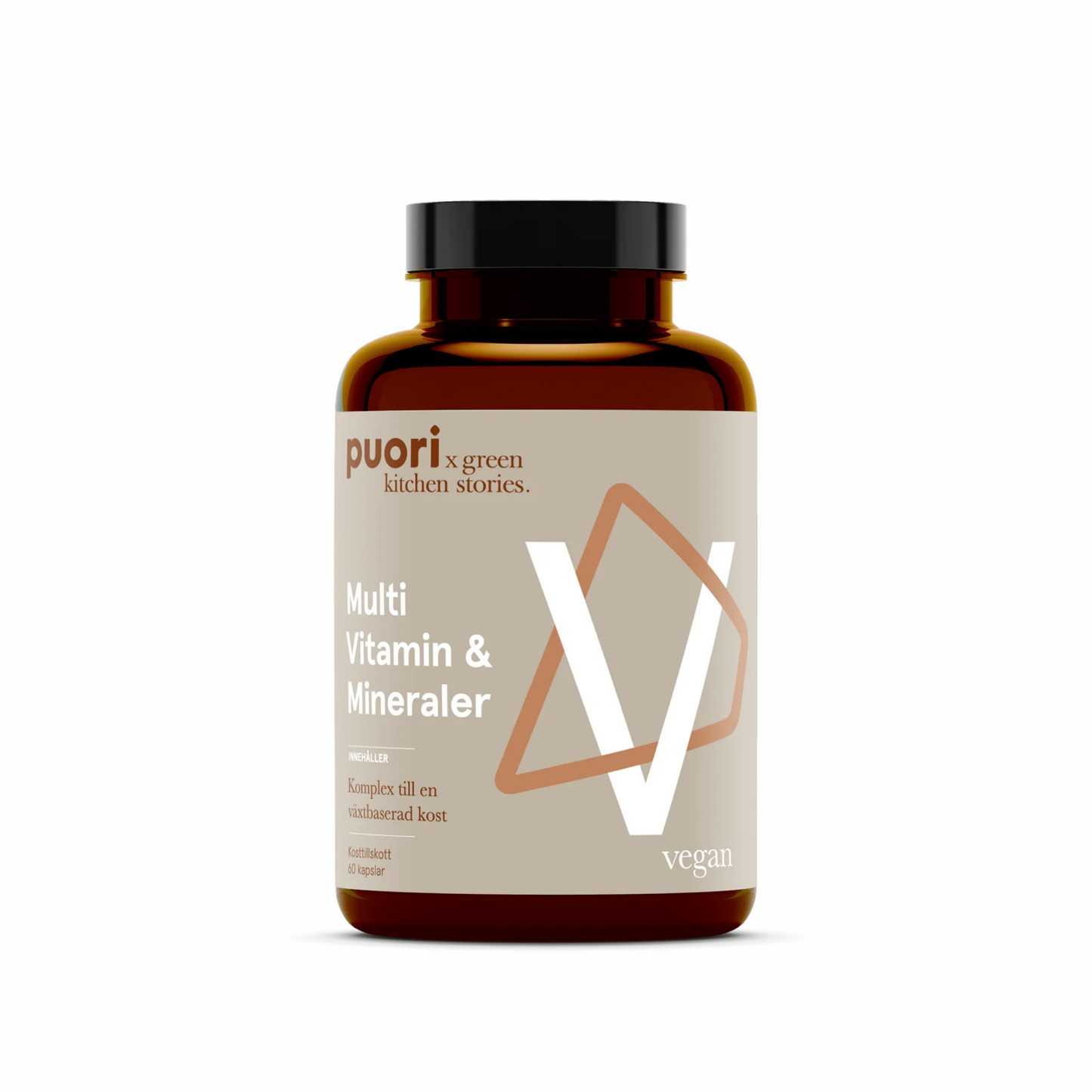 Vitamin PUORI V Multivitamin og mineraler (60 Kapsler)