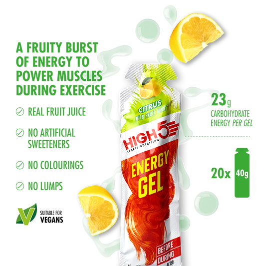 High5 Energigel Citrus 40 g