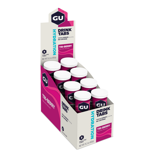 GU Energy Electrolyte Tabs Tri-Berry (8x56g)