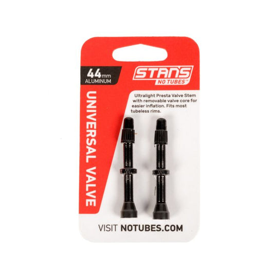 Stan's NoTubes ventilsæt ALU presta 44 mm (Black)