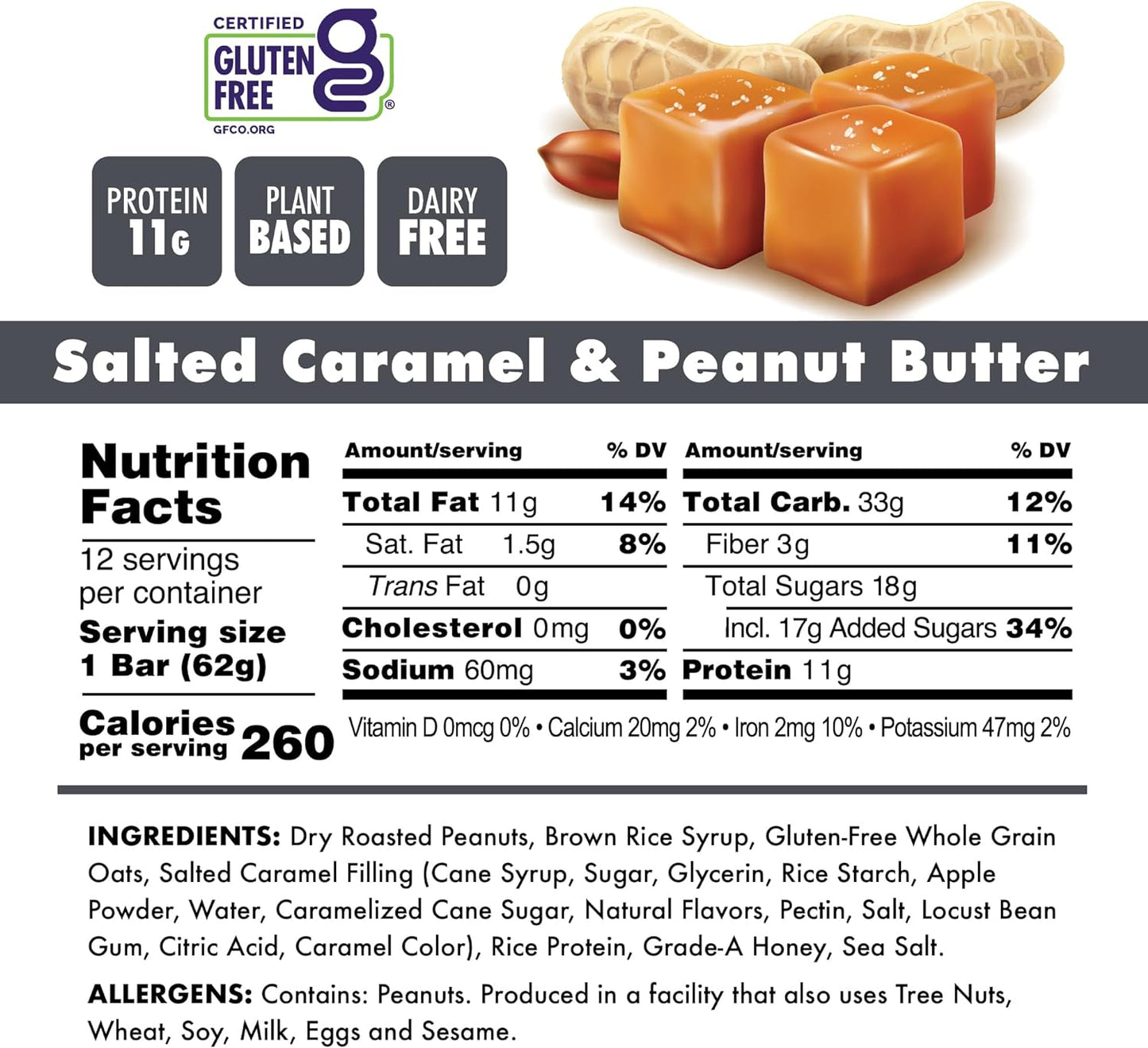 Bonk Breaker Proteinbar Salted Caramel & Peanut Butter (12x62g)